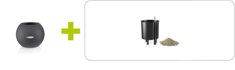 Compris dans le set LECHUZA-PURO Color 20 All-in-One